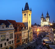 Old Town Square at Night